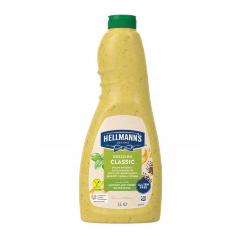 Hellmann's Dressing μουστάρδα Classic 1Lt