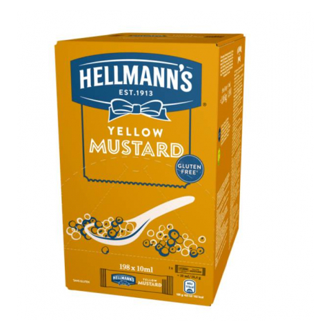 Hellmann's Μουστάρδα Μεριδάκια 10 ml
