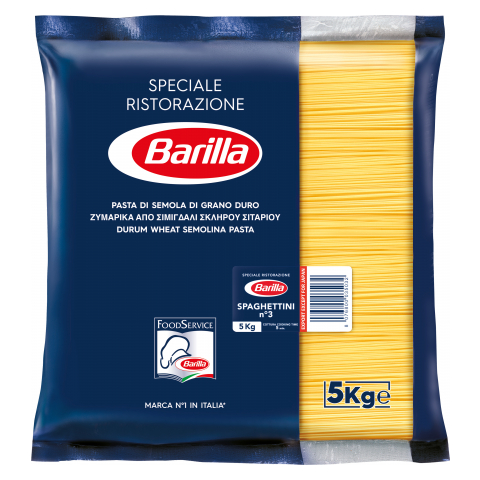 Barilla Spaghettini No3 3x5kg