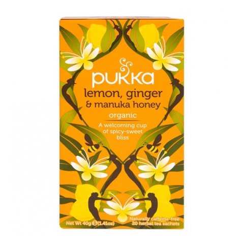 Pukka Bio Lemon, Ginger & Manuka Honey 1.8gr