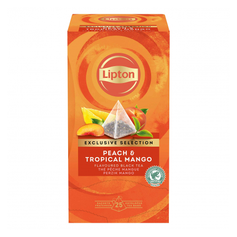 Lipton Πυραμίδα Peach & Tropical Mango 25 Φακελάκια