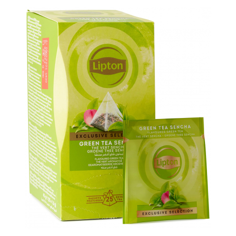 Lipton Πυραμίδα Green Tea Sencha 25 Φακελάκια