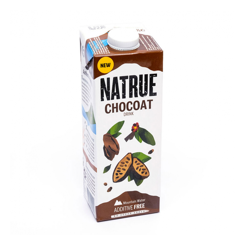 Ρόφημα Βρώμης με Γεύση Σοκολάτα Natrue -Χωρίς Προσθήκη Ζάχαρης 1lt