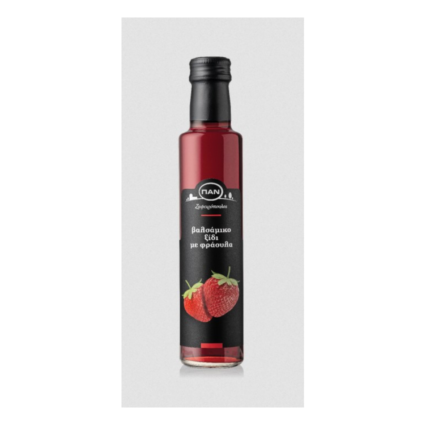 ΠΑΝ Ξύδι Κρέμα Βαλσάμικο με φράουλα 12x250ml