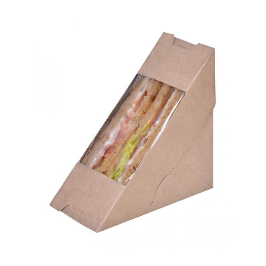 Box Τρίγωνο Sandwich Kraft (600τεμ)