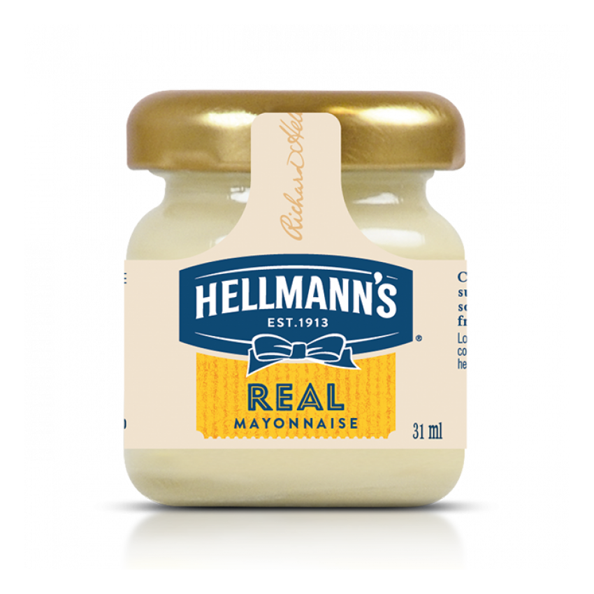 Hellmann's Real Μαγιονέζα Mini Βαζάκι 80x33 ml