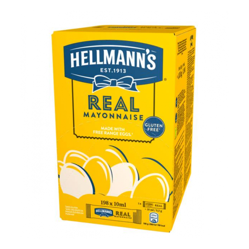 Hellmann's Real Μαγιονέζα Μεριδάκια 10 ml
